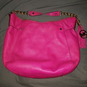 Michael Kors Pink Leather Bag